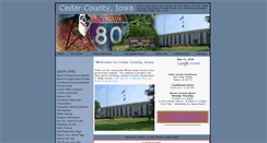Desktop Screenshot of cedarcounty.org